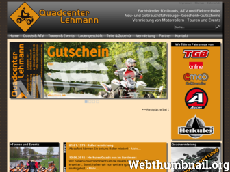 quadcenter-lehmann.de website preview