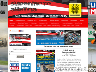 supermoto-austria.at website preview