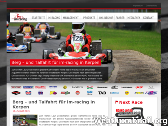 im-racing.de website preview