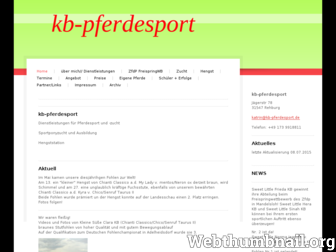 kb-pferdesport.de website preview
