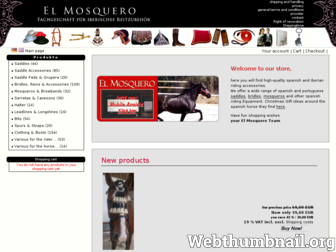 el-mosquero.de website preview