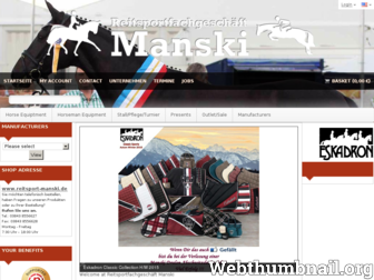 reitsport-manski.de website preview