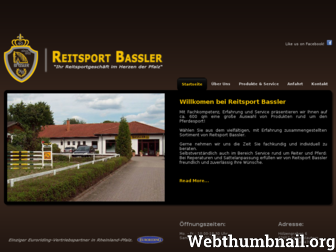 reitsport-bassler.de website preview