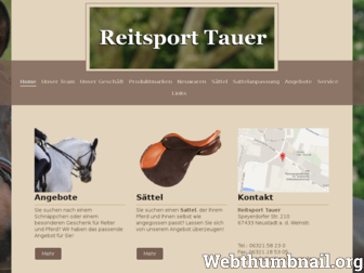 reitsport-tauer.de website preview
