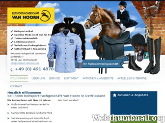 reitsport-vanhoorn.de website preview