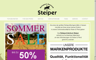 reitsport-steiper.de website preview