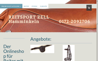 reitsport-zell.com website preview