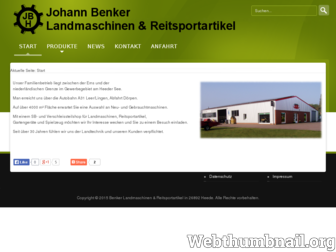 johann-benker.de website preview