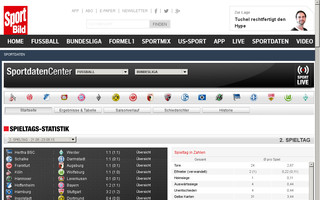 sportdaten.sportbild.bild.de website preview