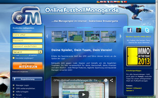 onlinefussballmanager.de website preview