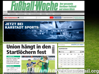 fussball-woche.de website preview