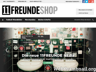 shop.11freunde.de website preview