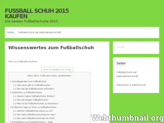 fussball-schuh.de website preview