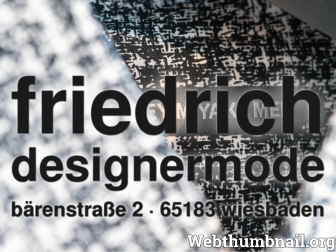 friedrich-designermode.de website preview
