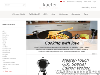 kaefer-shop.de website preview