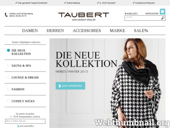 taubert-shop.de website preview
