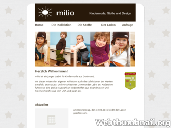 milio-design.de website preview
