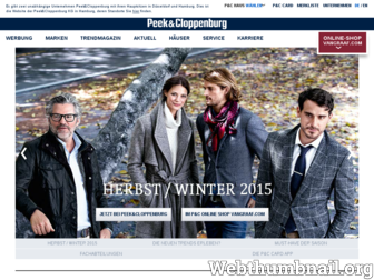 peek-und-cloppenburg.de website preview