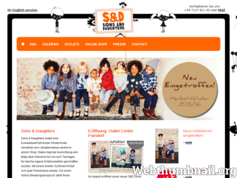 sons-and-daughters.com website preview