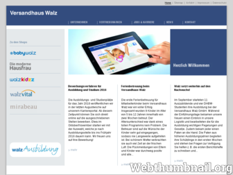 versandhaus-walz.de website preview
