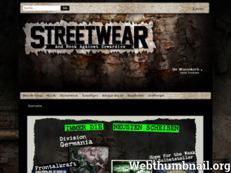 streetwear-tostedt.de website preview