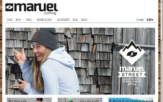 maruel-clothing.de website preview