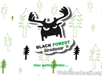 blackforest-streetwear.de website preview