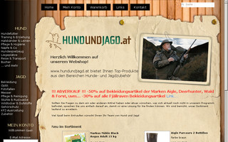 hundundjagd.at website preview