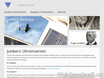 junkers-uhren.de website preview