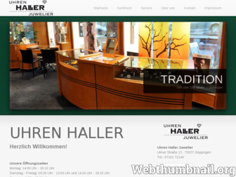 uhren-haller.de website preview