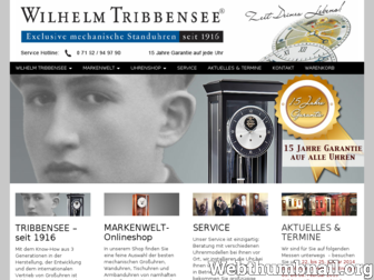 tribbensee.de website preview