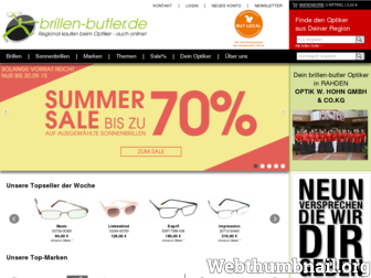 brillen-butler.de website preview