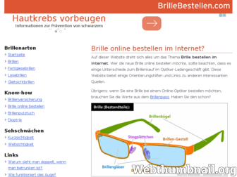 brillebestellen.com website preview