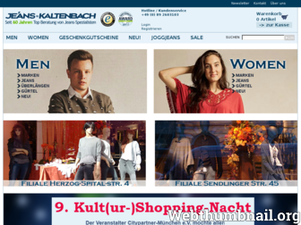 jeans-kaltenbach.de website preview