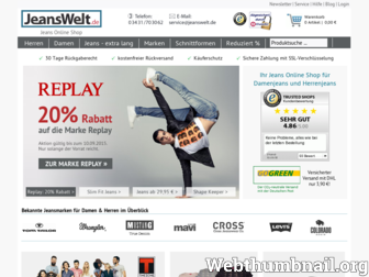 jeanswelt.de website preview
