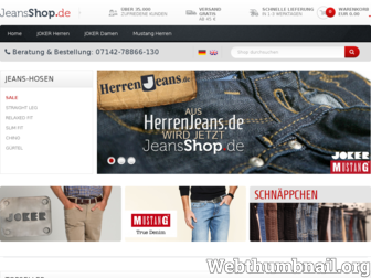 jeans-shop.de website preview