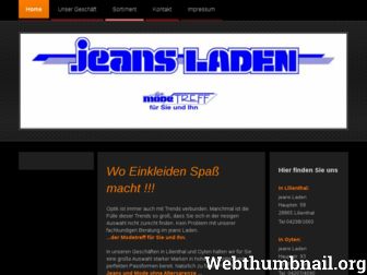 jeans-laden.net website preview
