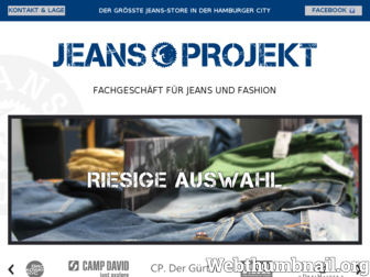 jeans-projekt.de website preview