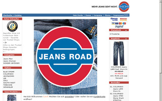 jeansroad.com website preview