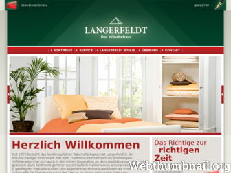 langerfeldt.de website preview