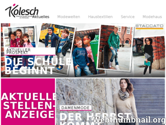 kolesch.de website preview