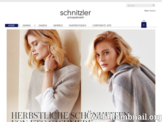 shop.modehaus-schnitzler.de website preview