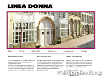 linea-donna.de website preview