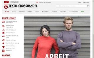 textil-grosshandel.eu website preview