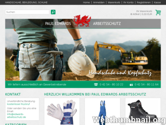 edwards-arbeitsschutz.de website preview