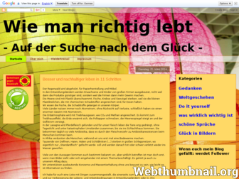 lebenssuche-glueck.blogspot.com website preview