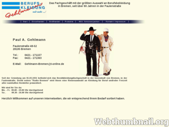 gehlmann-bremen.de website preview