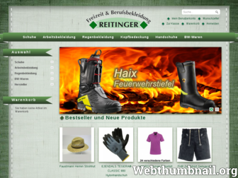 shop-reitinger.de website preview
