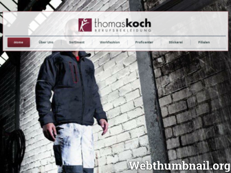 thomas-koch-berufsbekleidung.de website preview