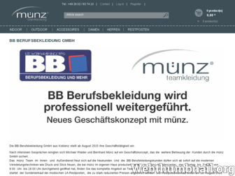bb-berufsbekleidung.de website preview